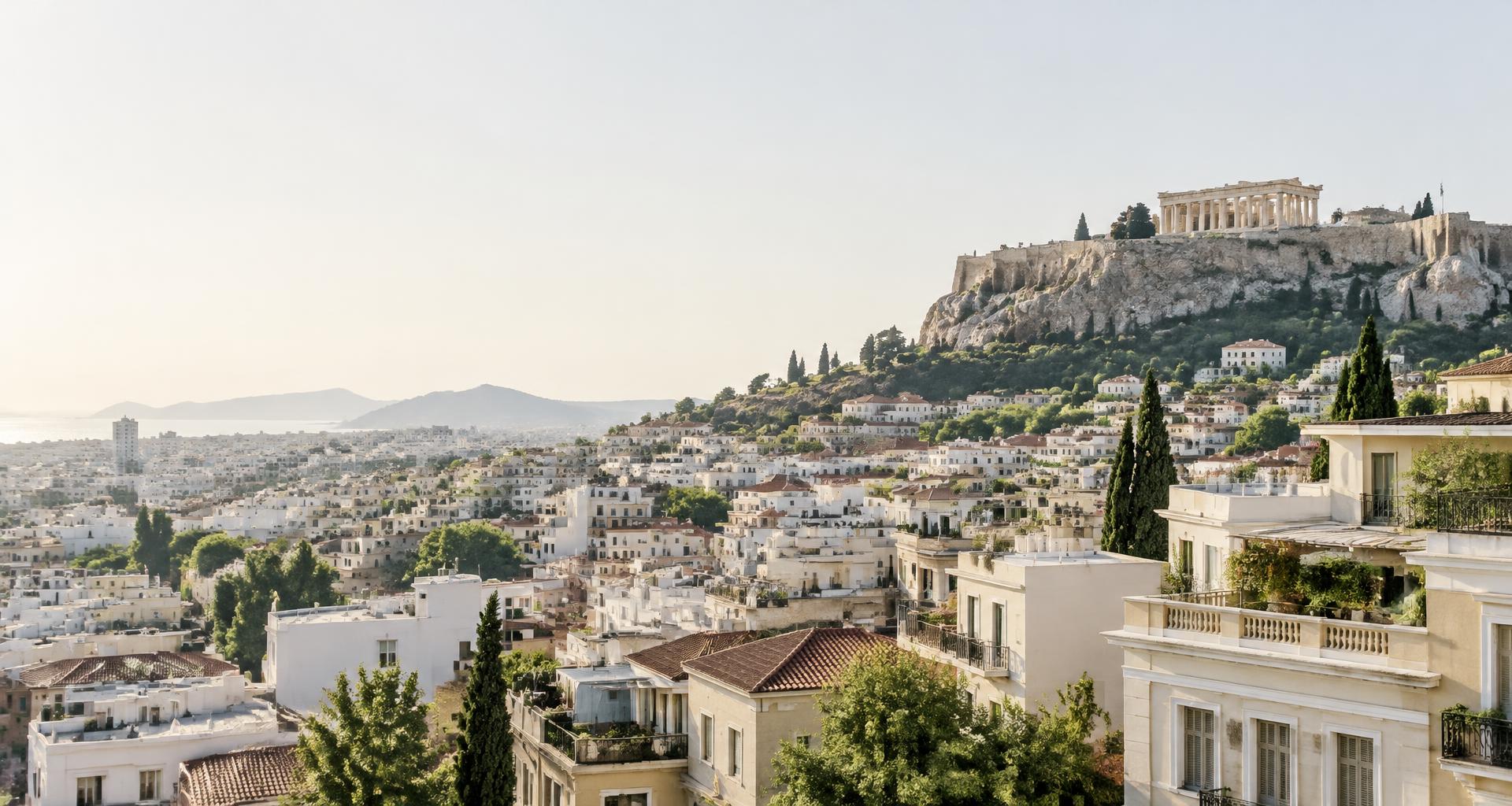 Athens cityscape and the Acropolis